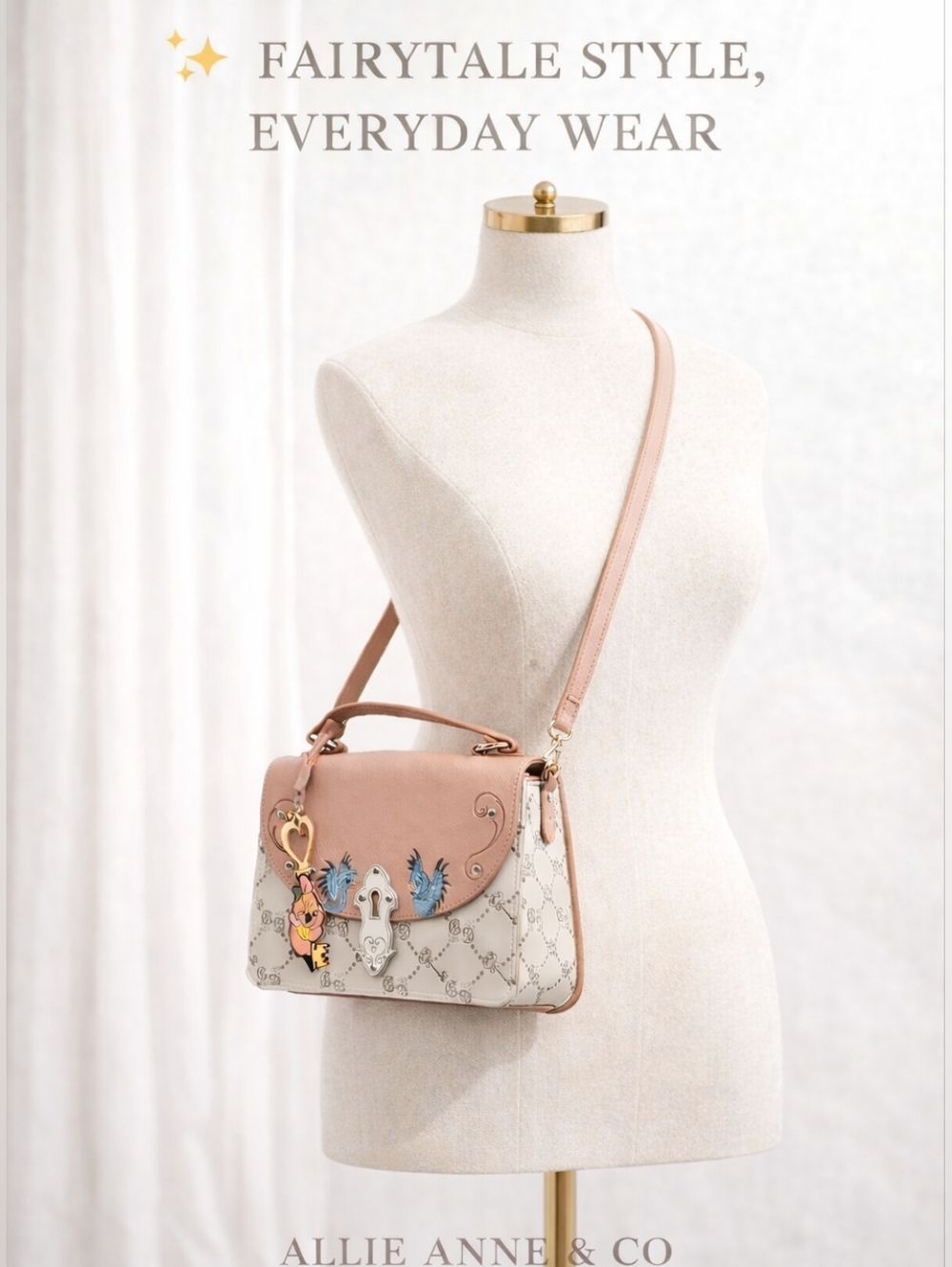 Danielle Nicole Shoulder Bag with Elegant Design Disney Cinderella